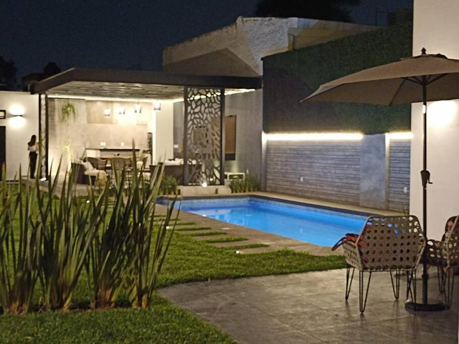 Vila Casa Familiar Con Alberca Privada Climatizada Guadalajara Exteriér fotografie